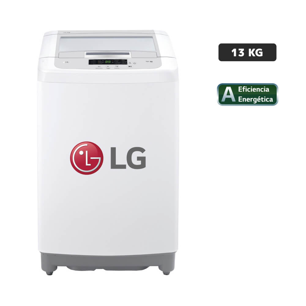 Lavadora LG Carga Superior 13 Kg WT13WPBK Blanco