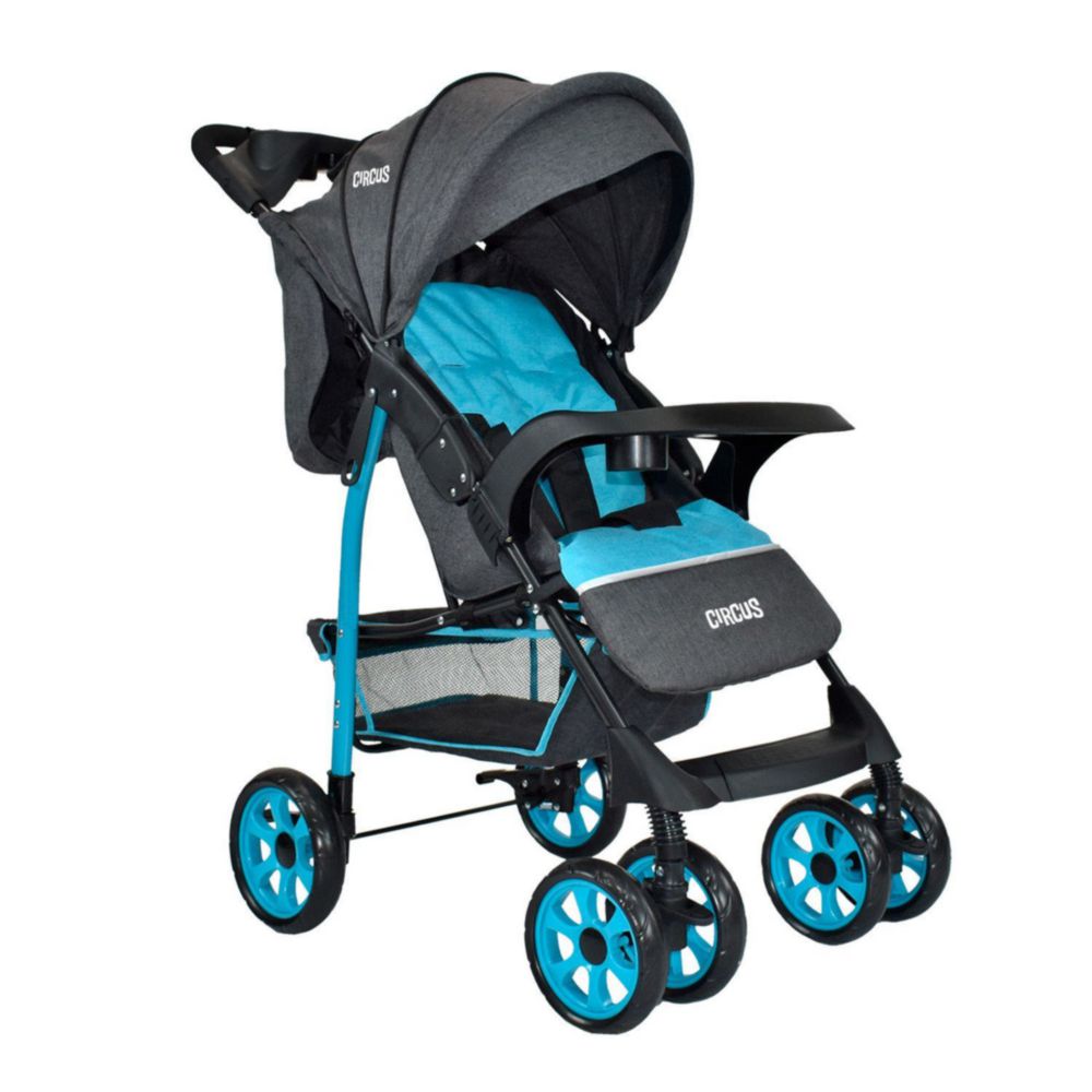 Coche Multiposiciones Para Bebe Circus Azul