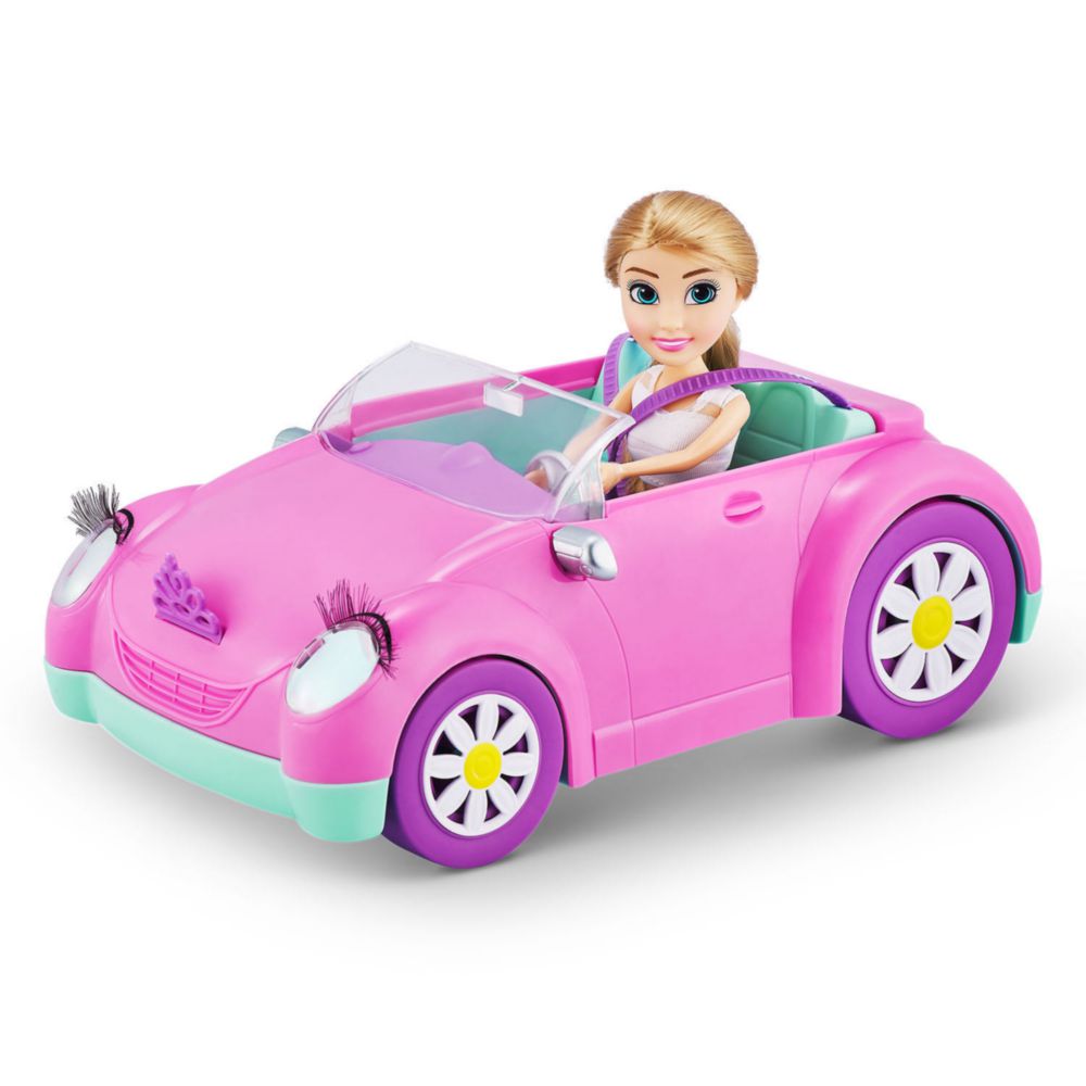 Muñeca Sparkle Girlz Con Vehiculo