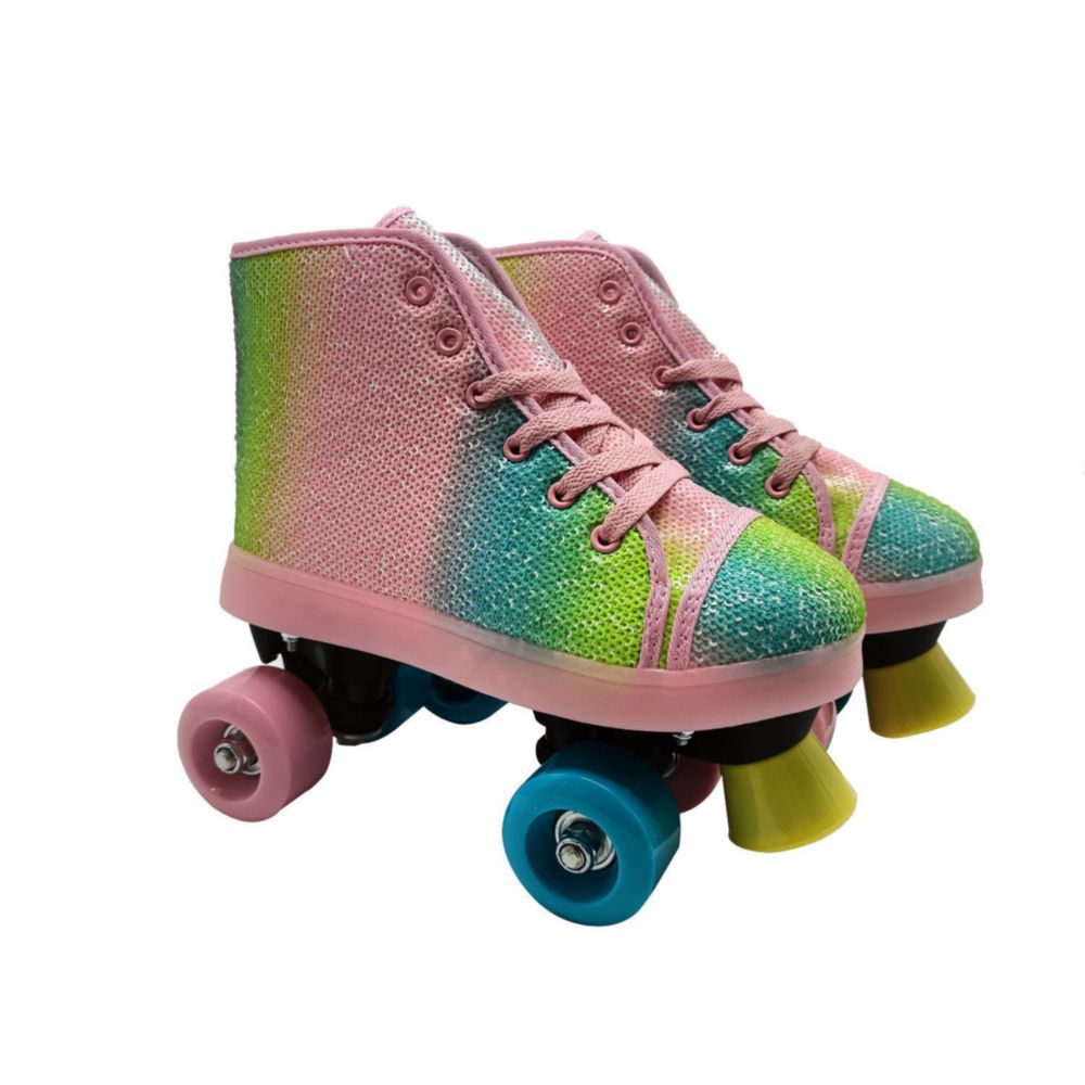 Patines Para Niños Circus Lentejuela Talla 38