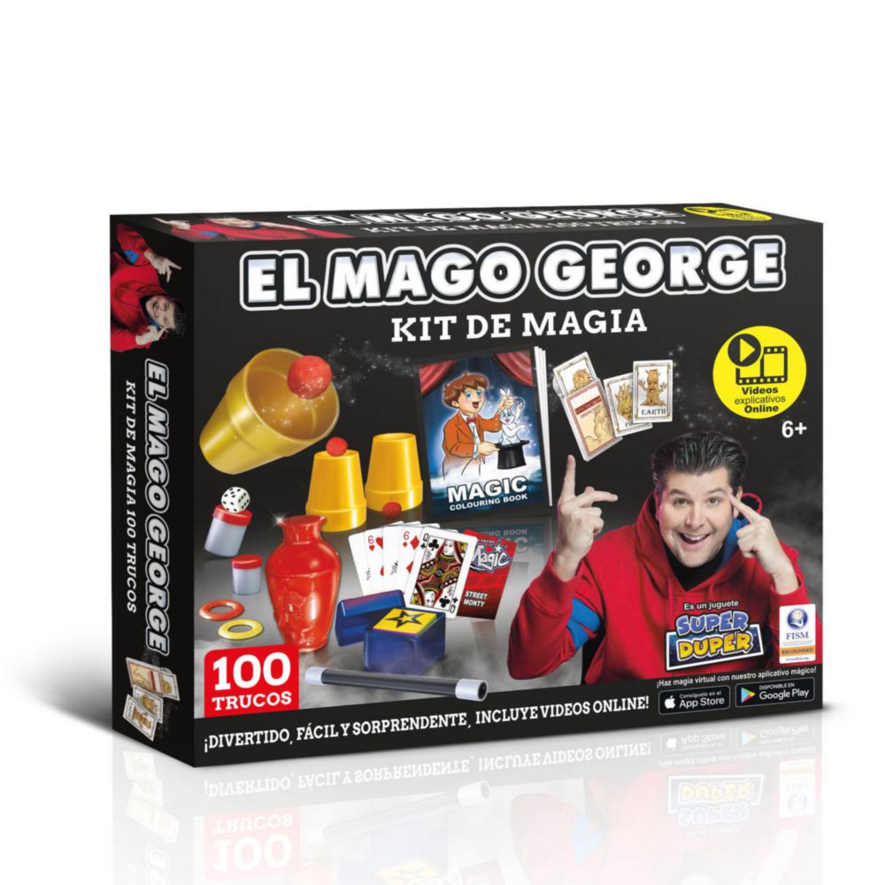 Caja De Magia Del Mago George 100 Trucos Super Duper