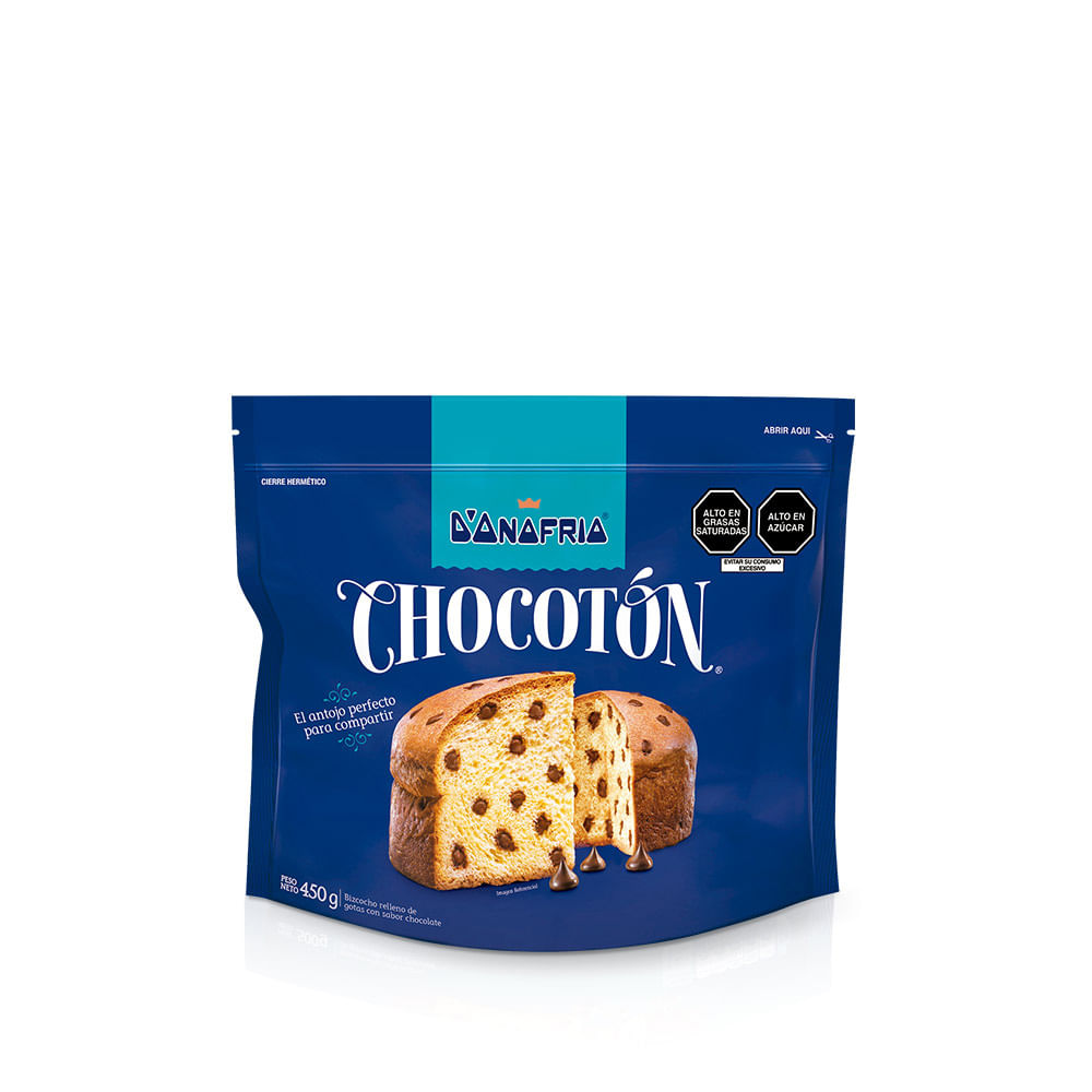 Panetón DONOFRIO Chocotón Bolsa 450g