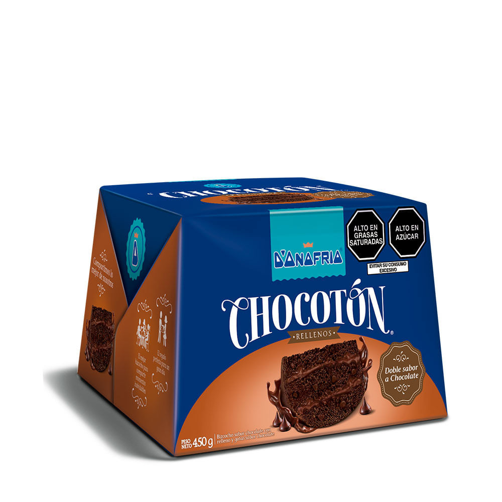 Panetón Chocotón DONOFRIO Doble Chocolate Caja 450g