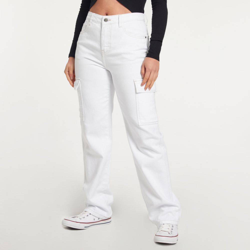 Jean Hypnotic Mujer Relax White
