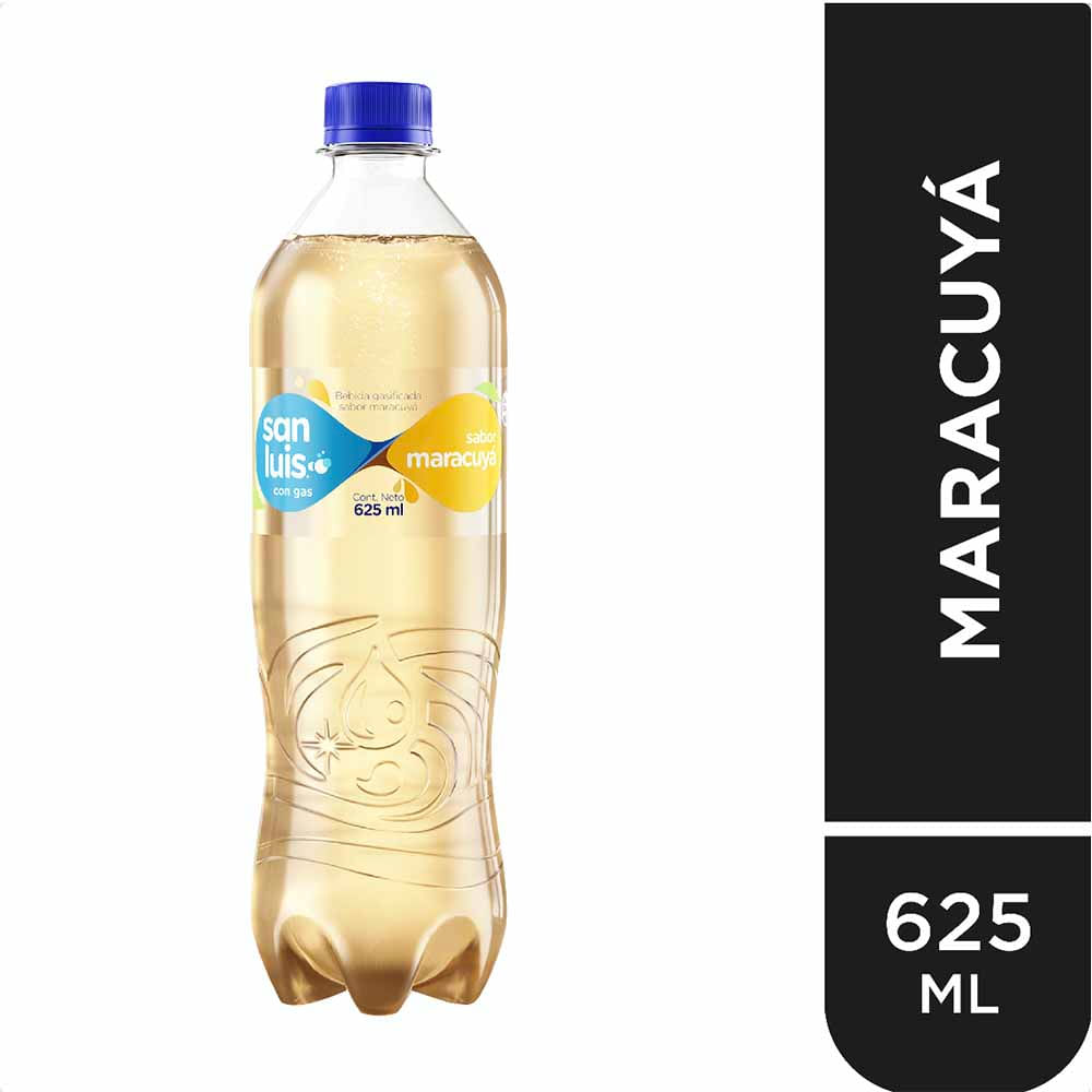 Agua con Gas SAN LUIS Sabor a Maracuyá Botella 625ml