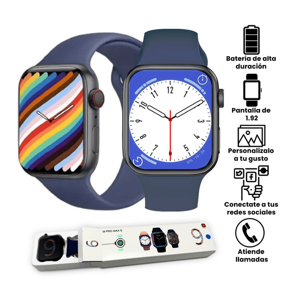 Smart Watch I9 Pro Max S Series 9 - Azul