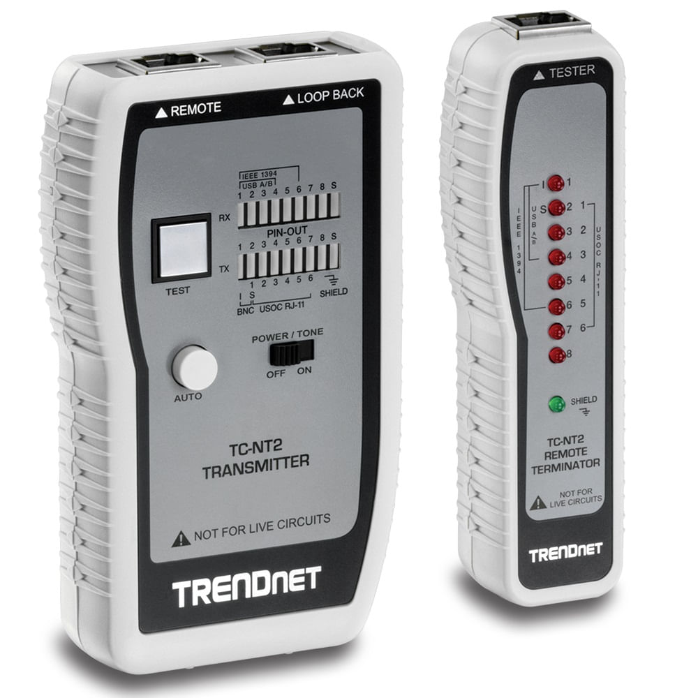 Tester Probador de cable  TC-NT2 Trendnet