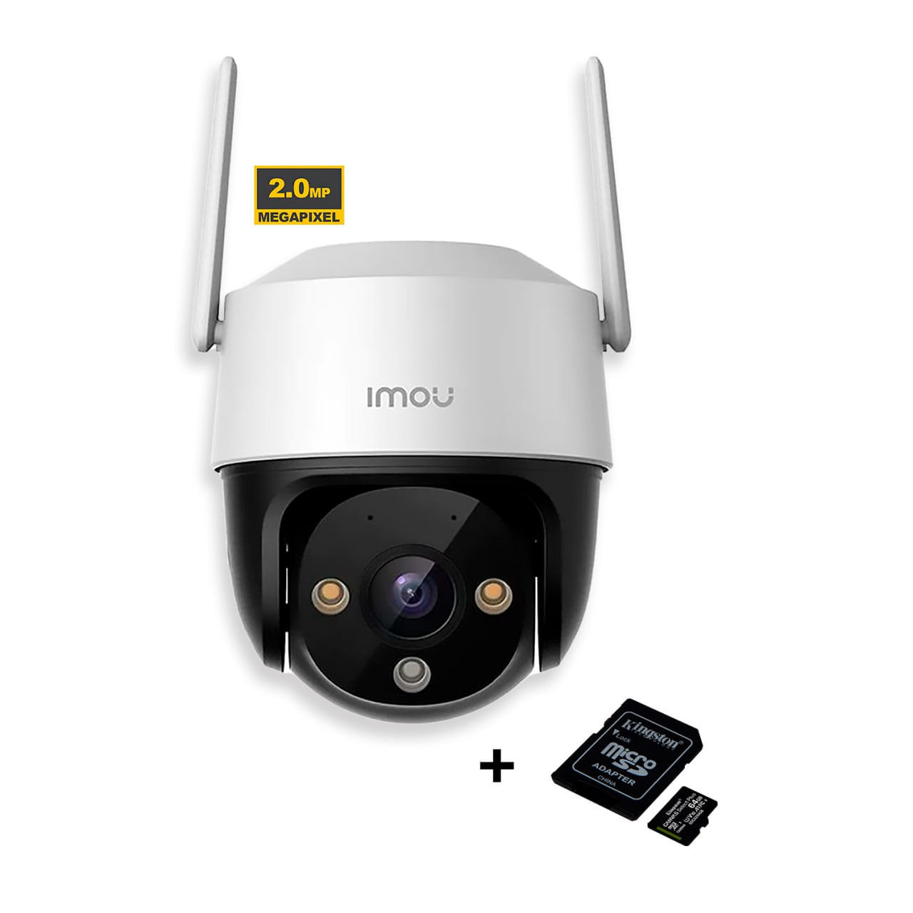 Cámara de Seguridad IMOU CRUISER SE+ WIFI 2MP para Exterior - Micro SD 64GB