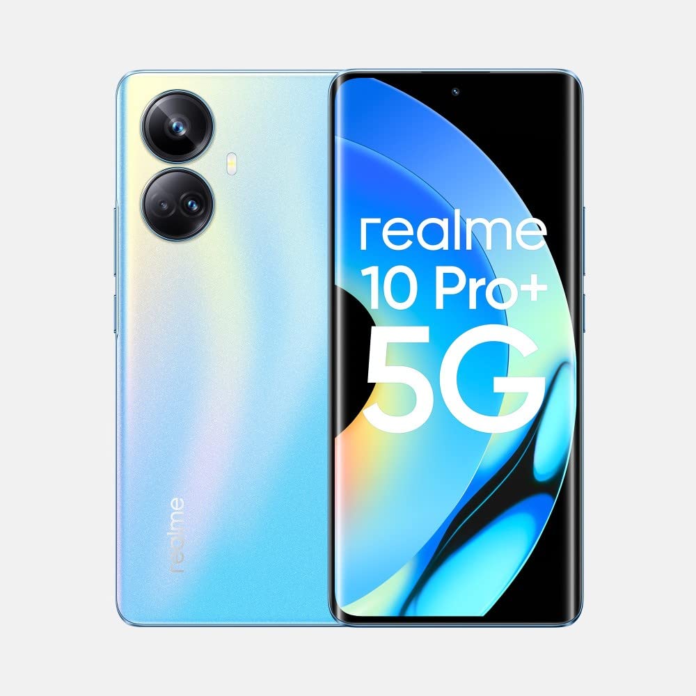 Celular Realme 10 PRO Plus 5G 256GB 8GB RAM Celeste