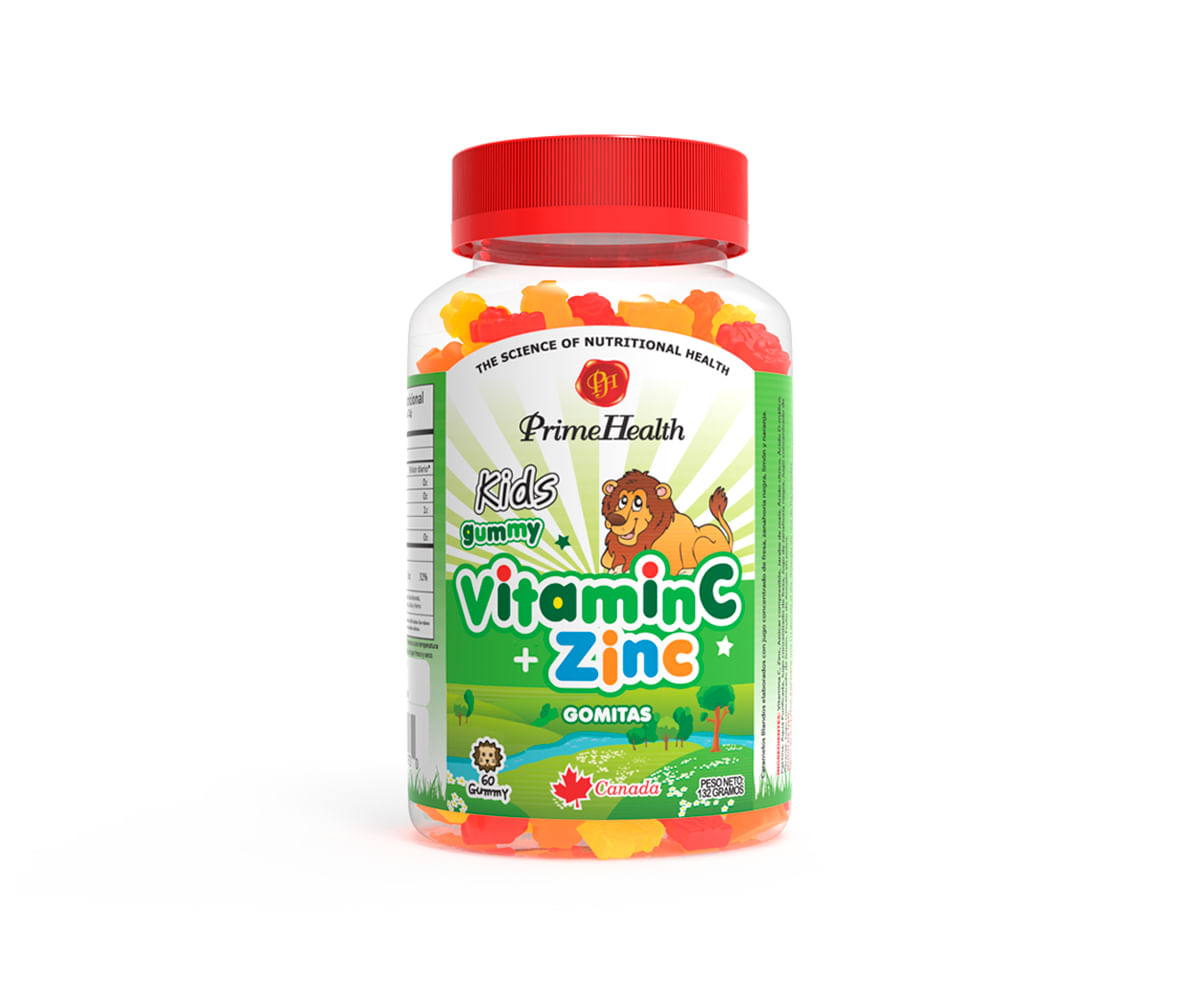 Kids Vitamina C & Zinc Prime Health