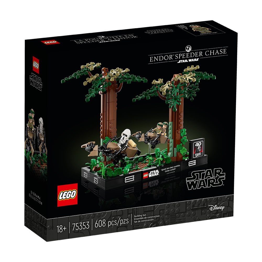 Lego 75353 Diorama: Duelo de Speeders en Endor