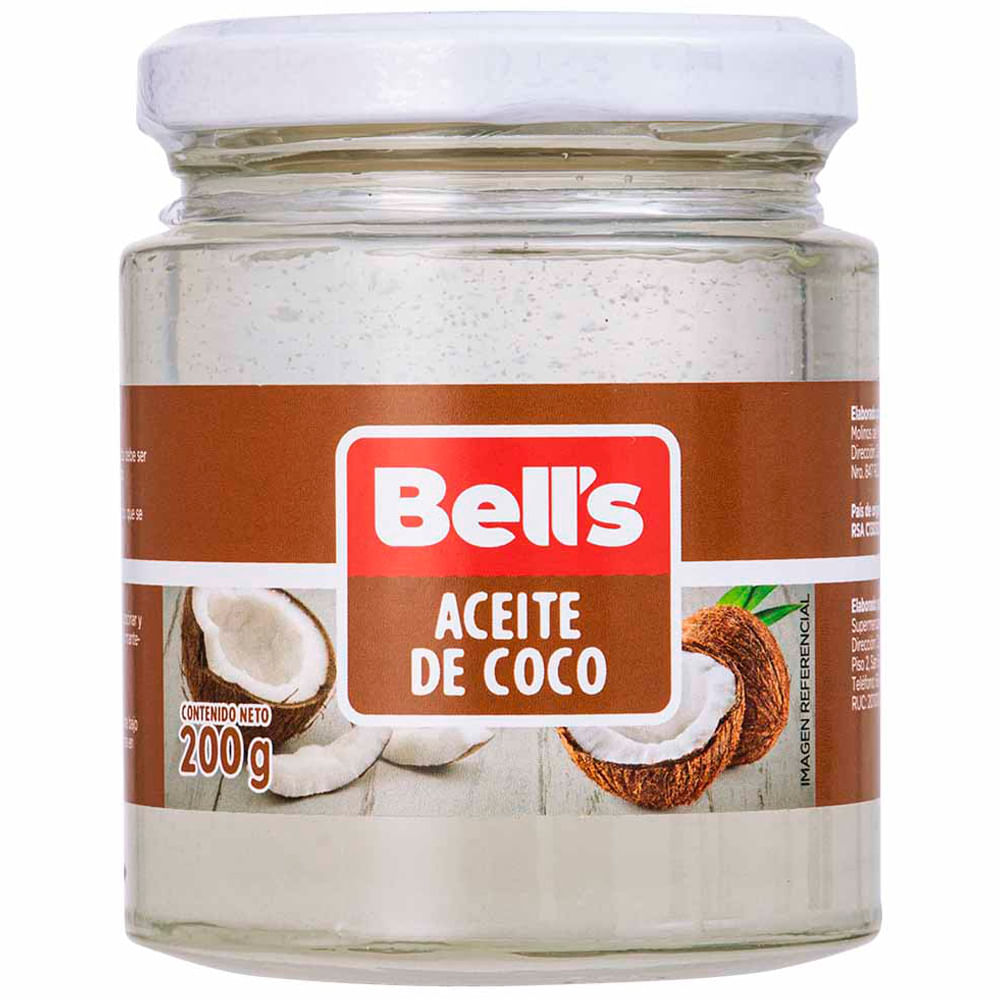 Aceite de Coco BELL'S Frasco 200g
