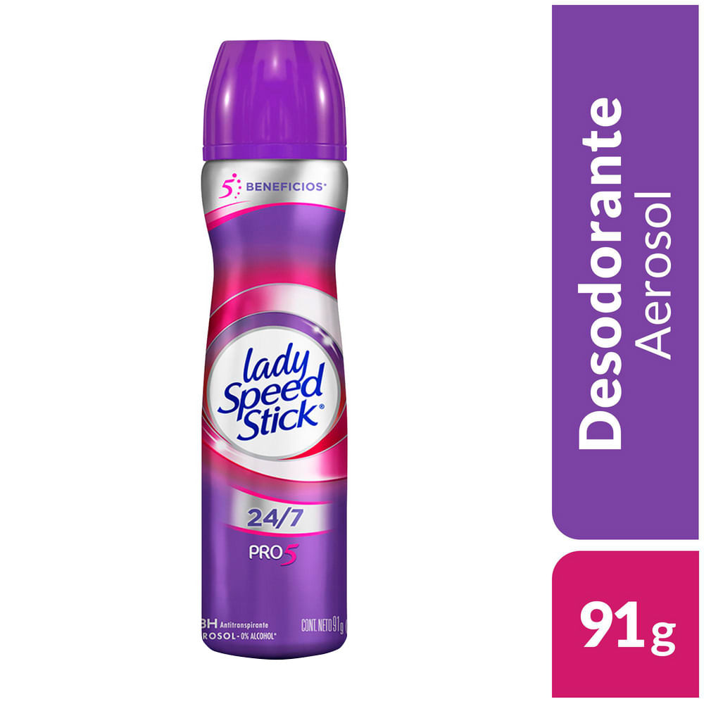 Desodorante para mujer Mujer LADY SPEED STICK Pro5 Spray 91g