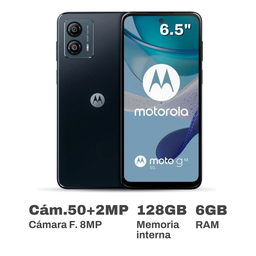 Celular Motorola G53 6.5" 6GB RAM 128GB Denim Blue
