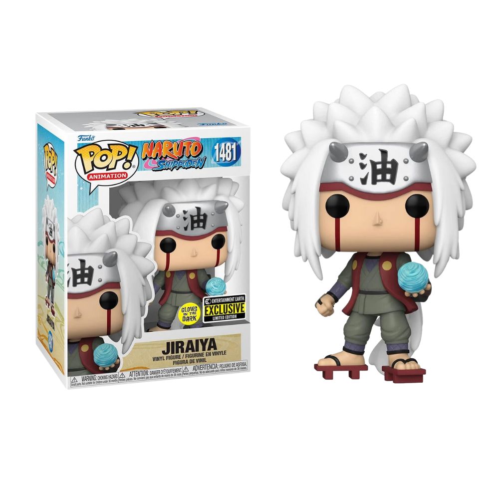 Funko Pop Naruto  Jiraiya Glow in the Dark Entertainment Earth Exclusive