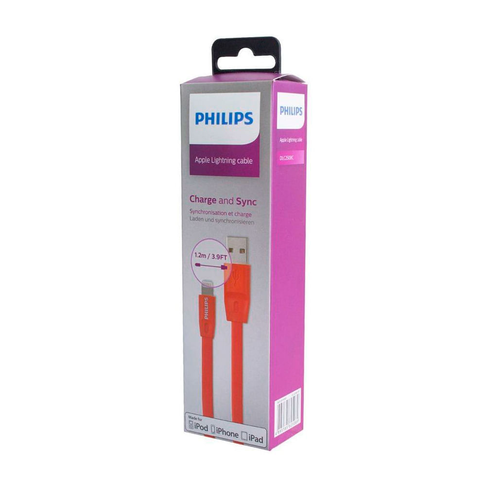 Cable Usb A Lightning Dlc2508c Philips