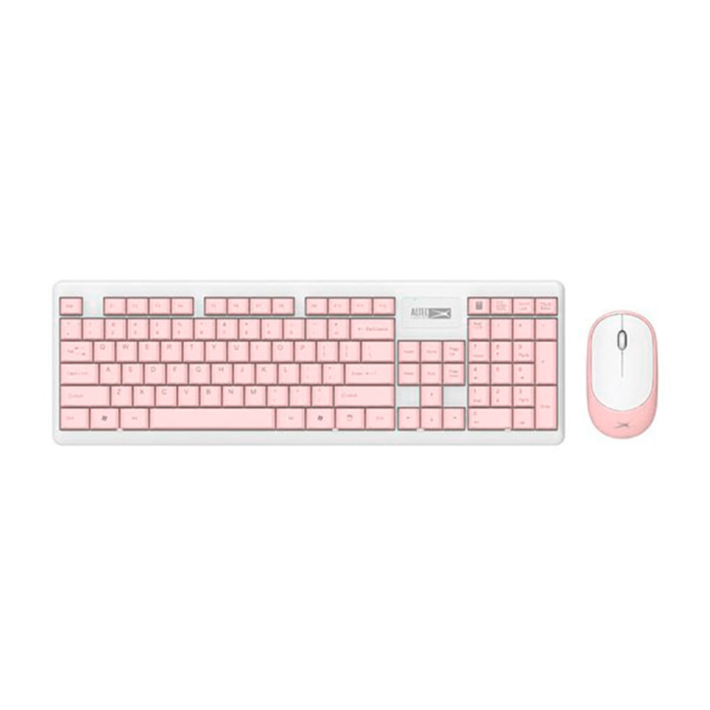 Teclado + mouse Wrls Rosa Altec Lans