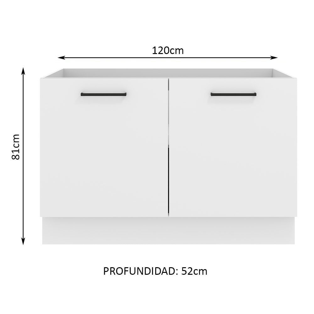Mostrador Fregadero Madesa Agata 2 Puertas