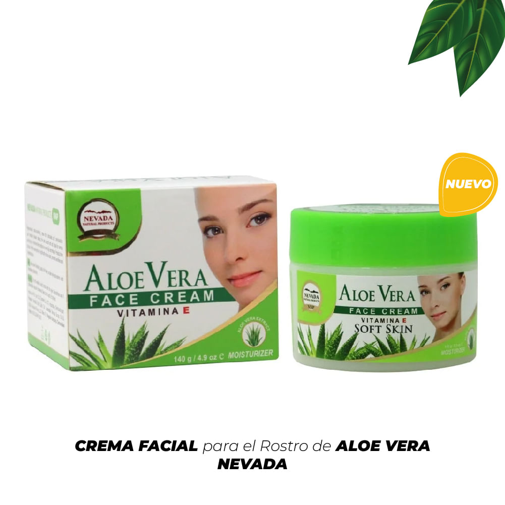 CREMA FACIAL ALOE VERA REGENERADORA VITAMINA E NEVADA