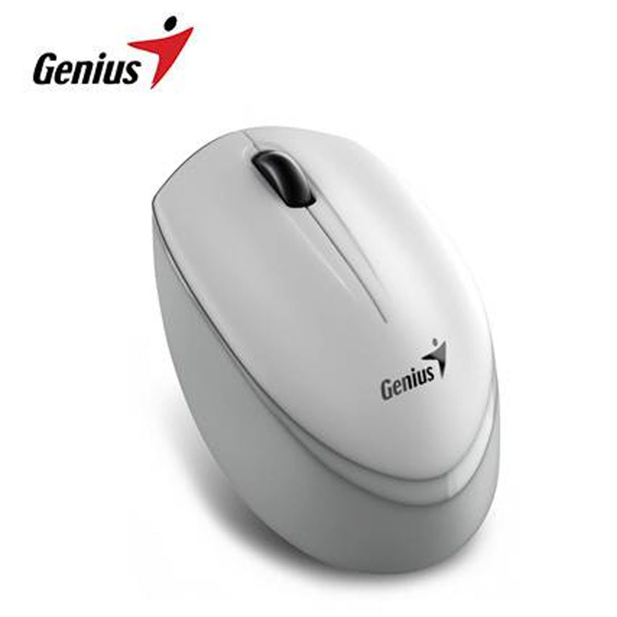 Mouse Genius Nx-7009 Wireless Ergonomico Gris / blanco