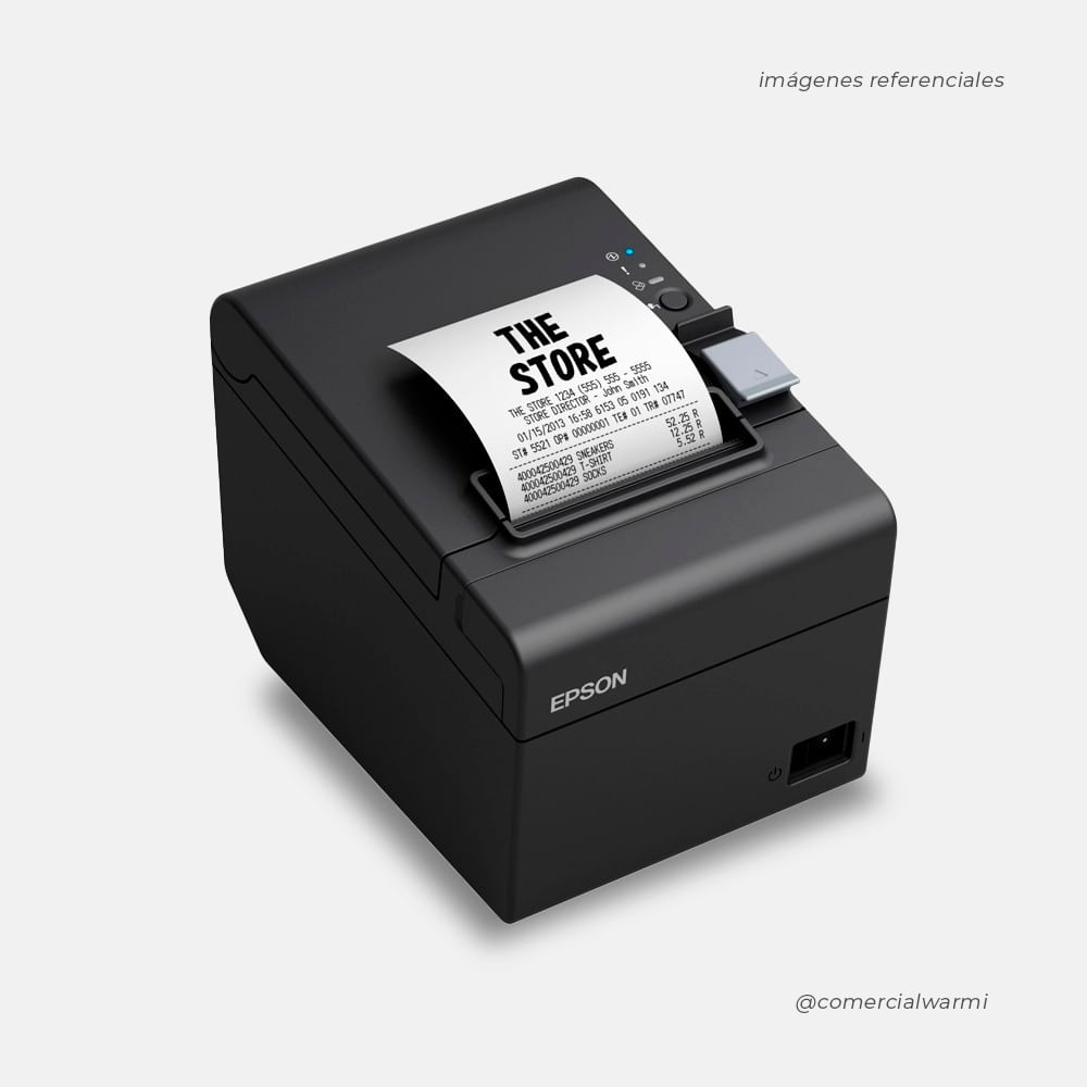 Impresora Térmica EPSON TM-T20III Recibos de Puntos de Venta