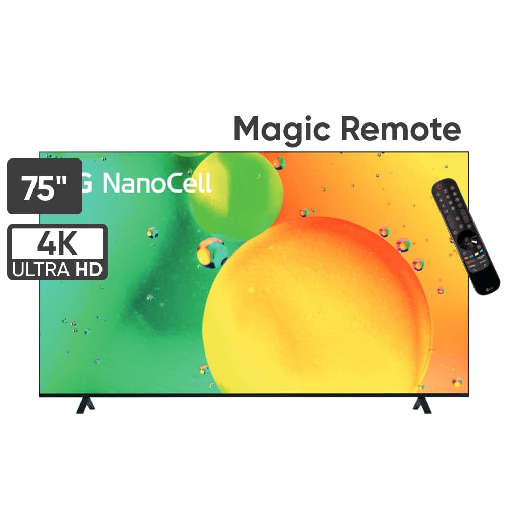 Televisor LG NanoCell 75" UHD 4K ThinQ AI 75NANO75SQA