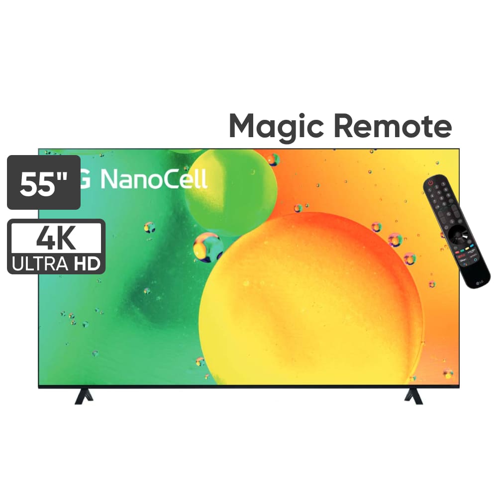 Televisor LG NanoCell 55" UHD 4K ThinQ AI 55NANO75SQA