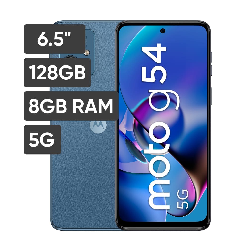 Smartphone MOTOROLA G54 6.5" 8GB 128GB 50MP+2MP Azul