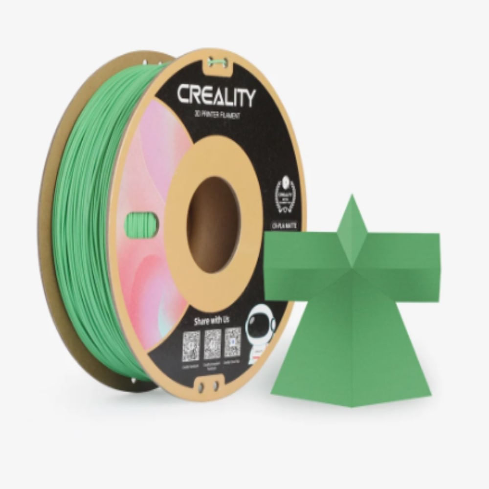 Filamento 3D CR-PLA Mate 1.75mm 1Kg Creality Verde Palta