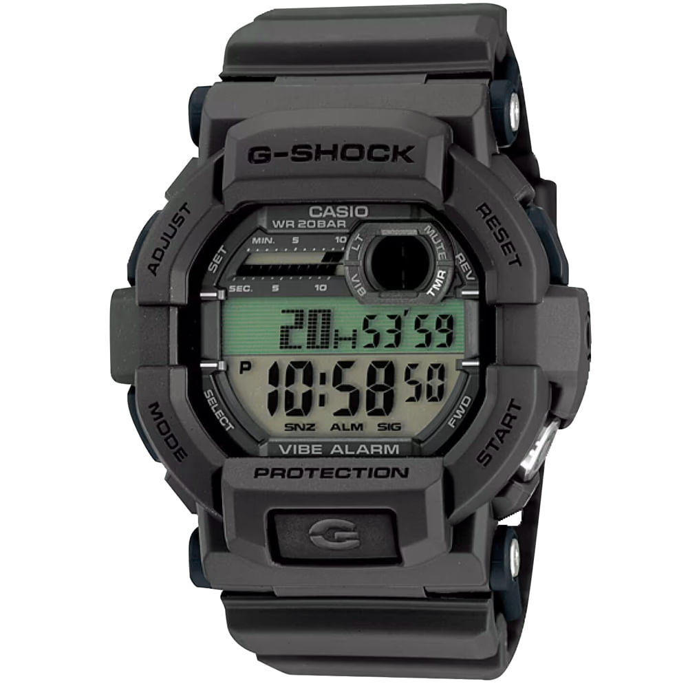 Reloj Casio G-Shock GD350-8 Digital Para Hombre Alarma Luz LED Resina Gris