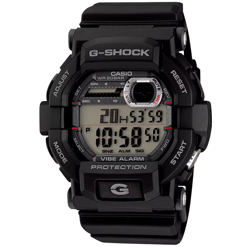 Reloj Casio G-Shock GD350-1 Digital Para Hombre Alarma Luz LED Resina Negro