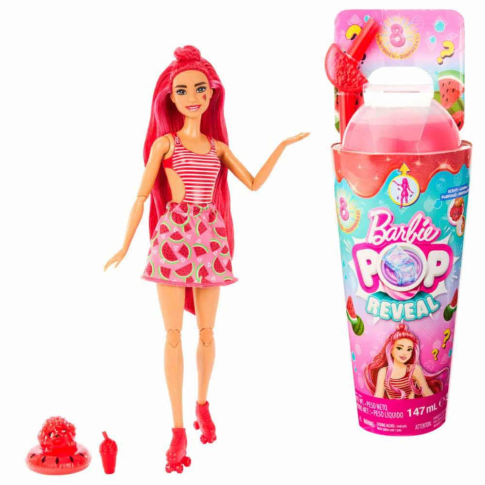 Muñeca Barbie Pop Reveal Serie Frutas Sandia