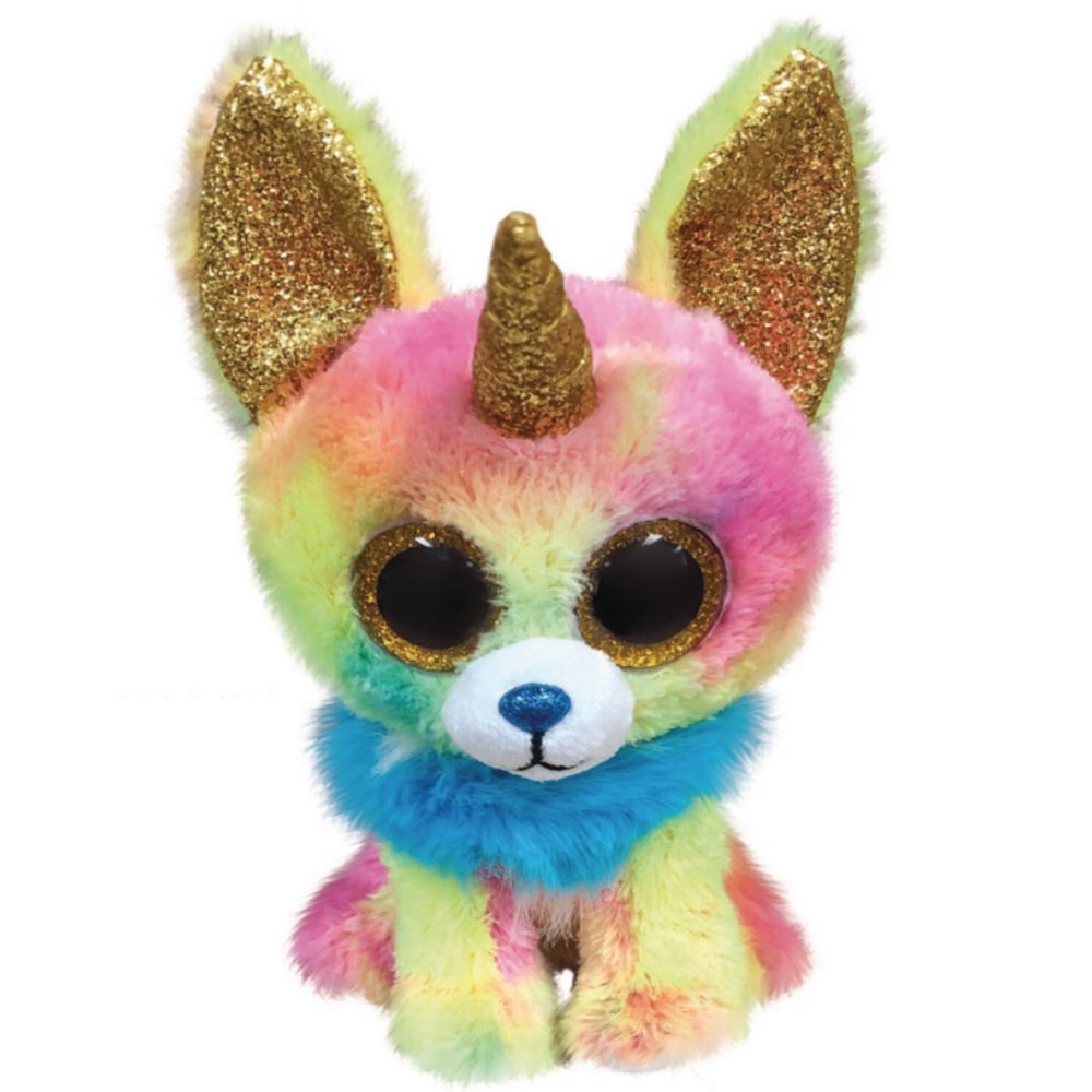 Peluche Ty Yips Perro Chihuahua Unicornio Regular