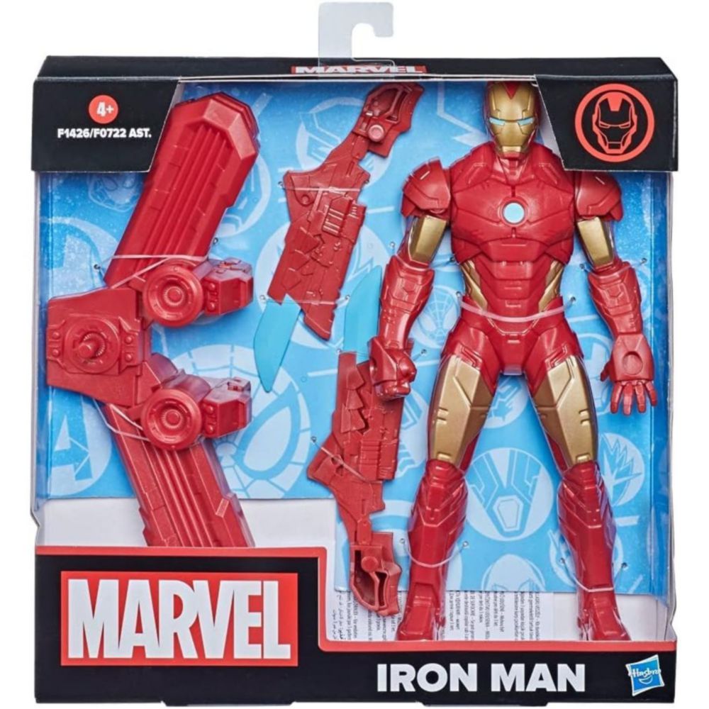 Figura De Accion Marvel Iron Man Con Equipo De Accion