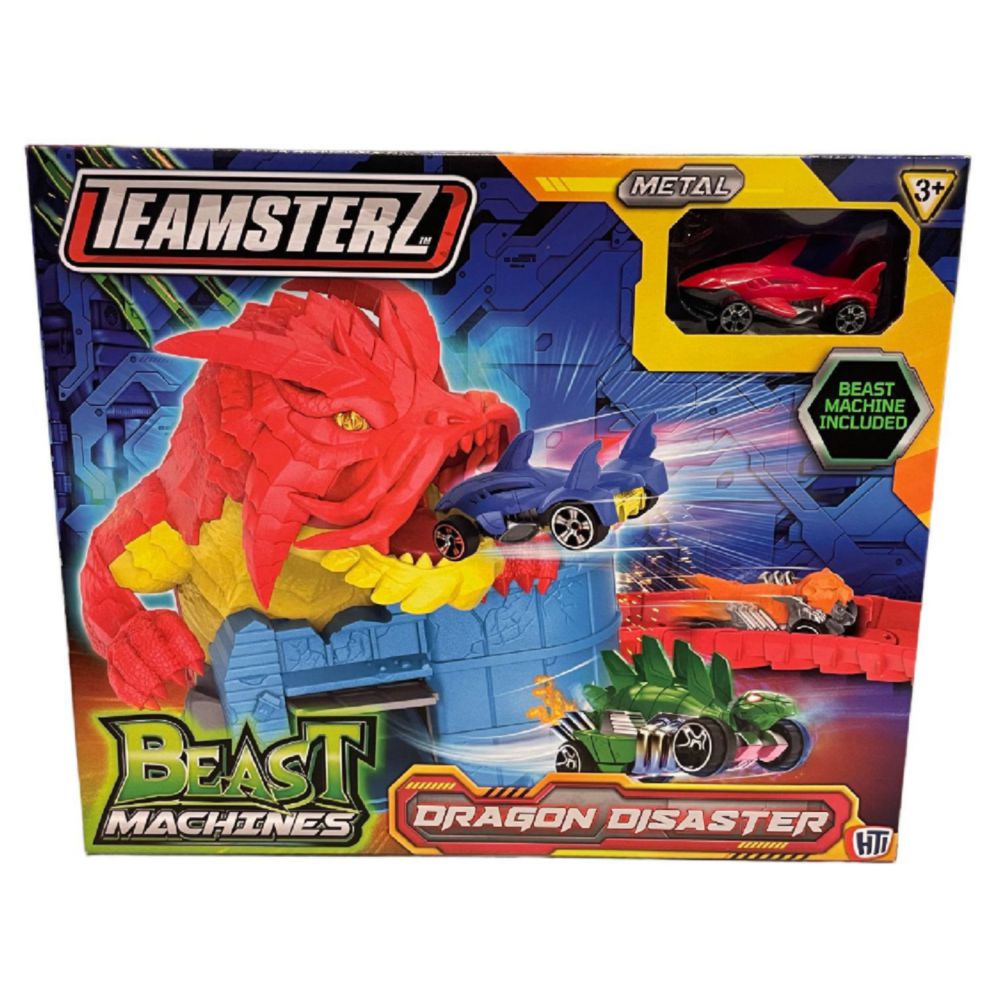 Set De Juego Teamsterz Beast Machines Desastre Dragon
