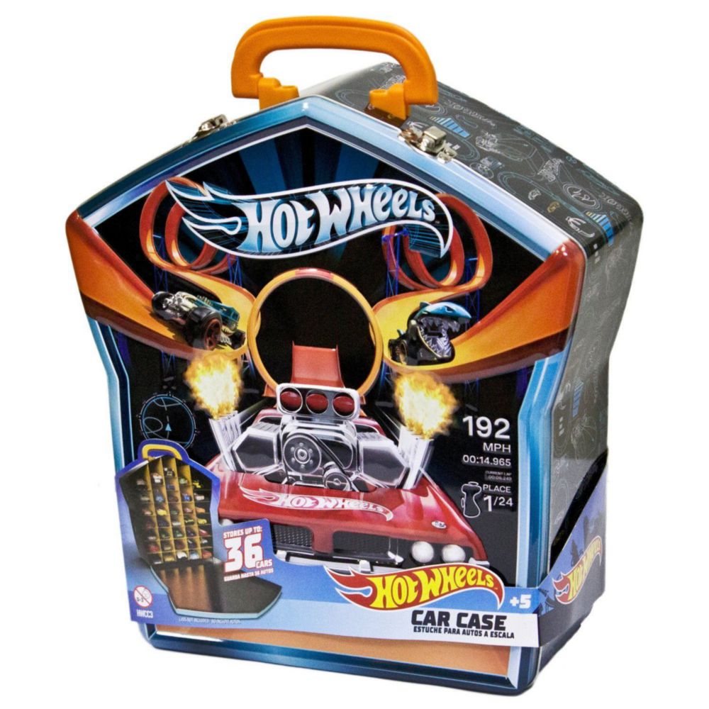 Case Metalico Hot Wheels Para 36 Carritos