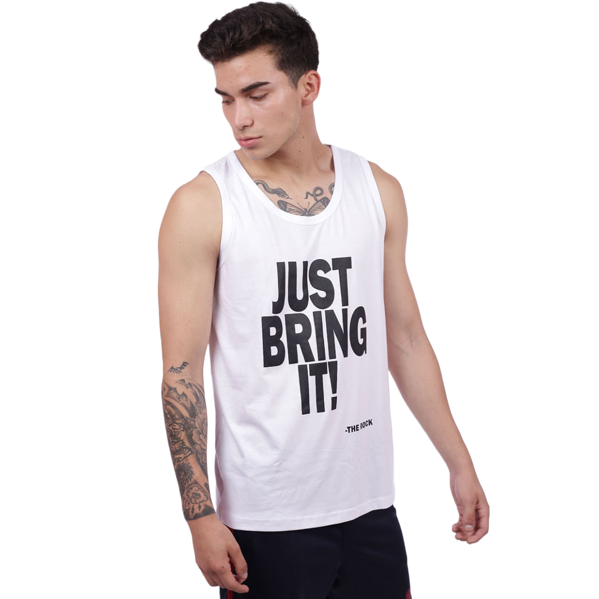 Bividi Deportivo Muscle Museum Just Bring It Blanco para Hombre