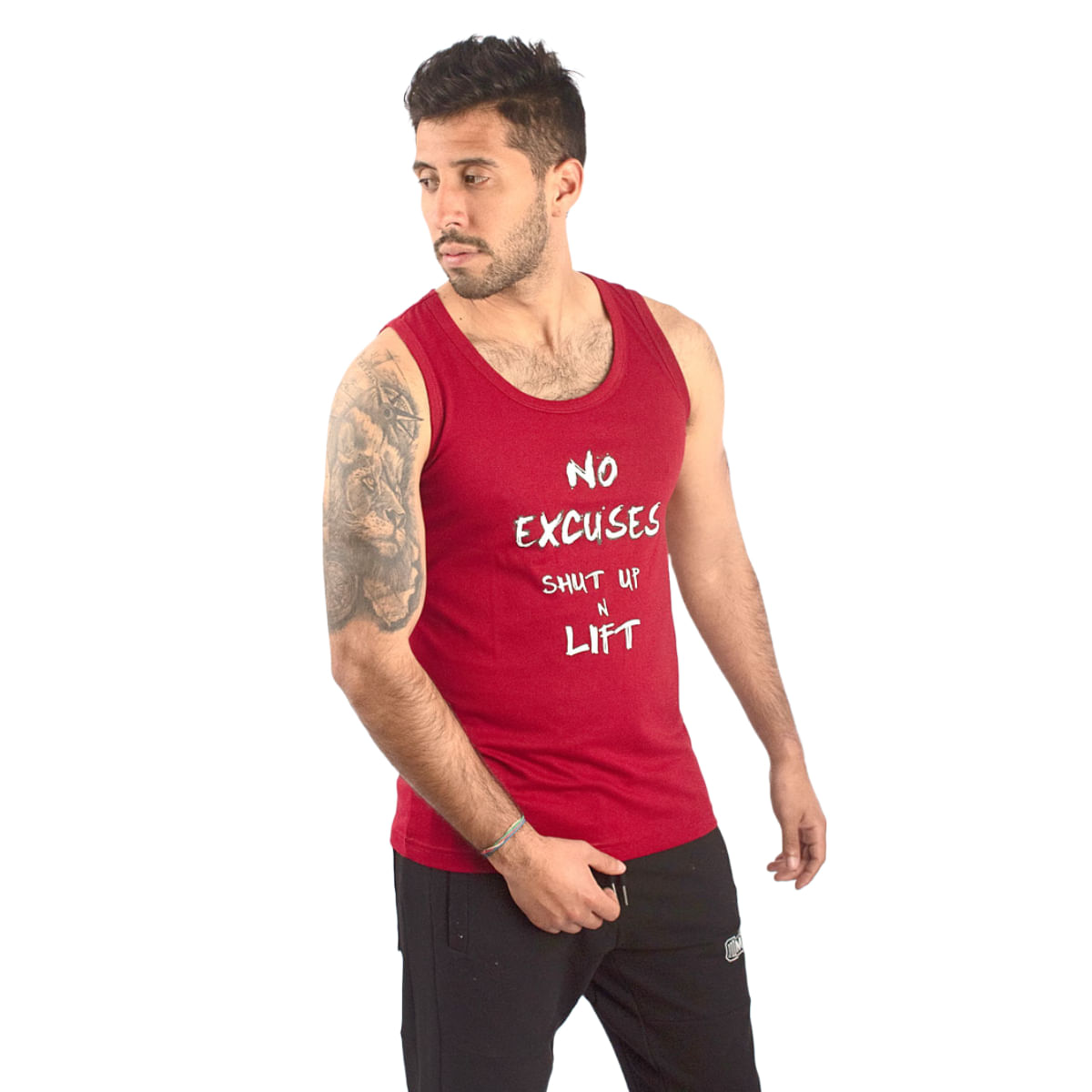 Bividi Deportivo Muscle Museum No Excuses para Hombre