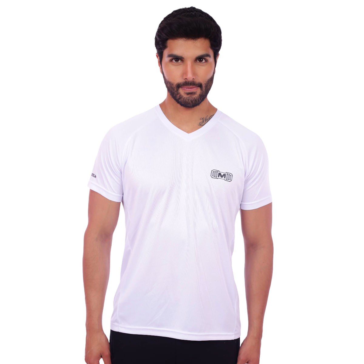 Polo Deportivo Muscle Museum Blanco para Hombre