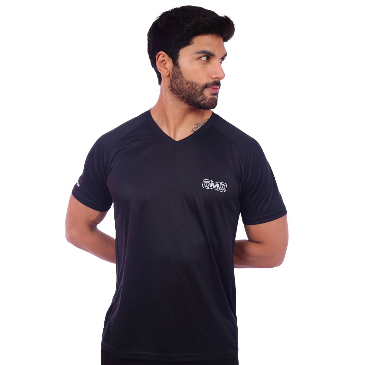 Polo Deportivo Muscle Museum Negro para Hombre