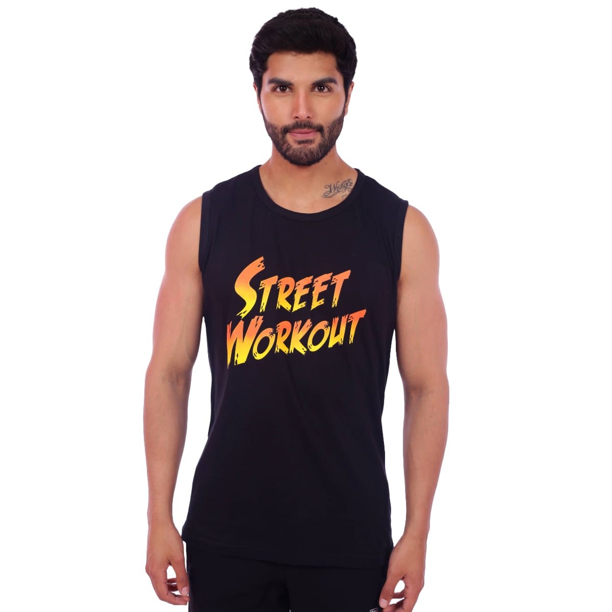 Polo Manga Cero Deportivo Muscle Museum Street Workout para Hombre