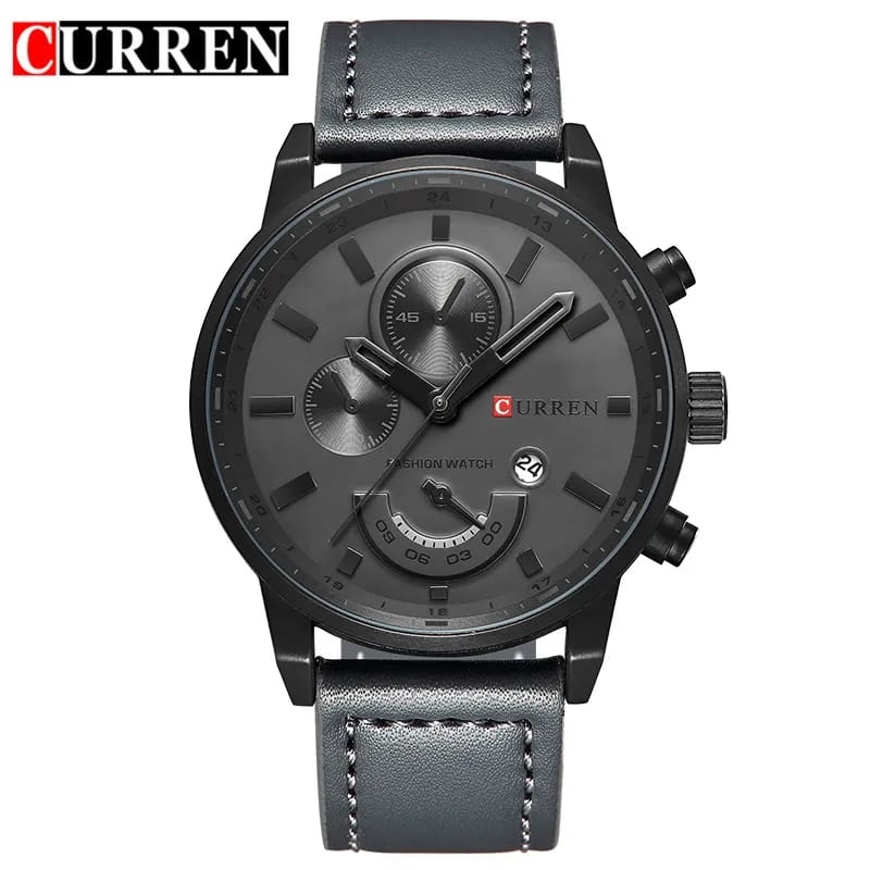 Reloj Curren Negro Con Gris Cur-53
