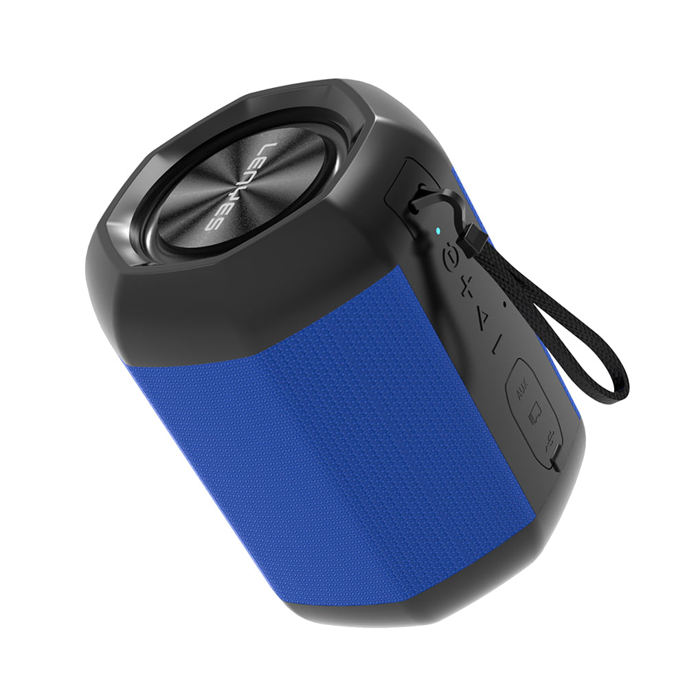 Parlante Bluetooth Portátil Lenyes S816 Refuerzo de bajo Sonido 360 Potencia 15W Resistencia IPX6