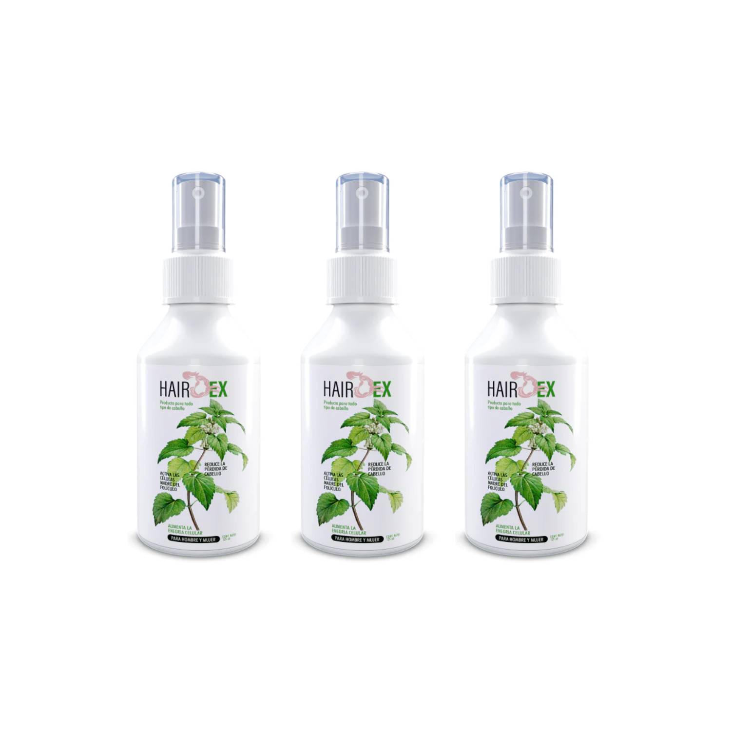 HAIREX para Caida de Cabello 3 Pack