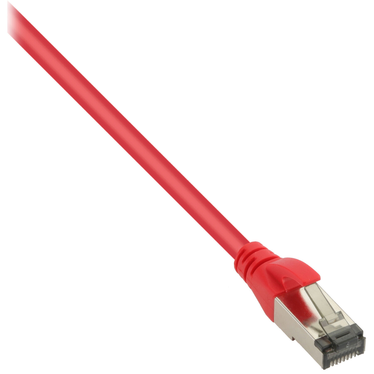 Cable de Conexión Ethernet de Doble Blindaje Pearstone Cat 7 3 Rojo