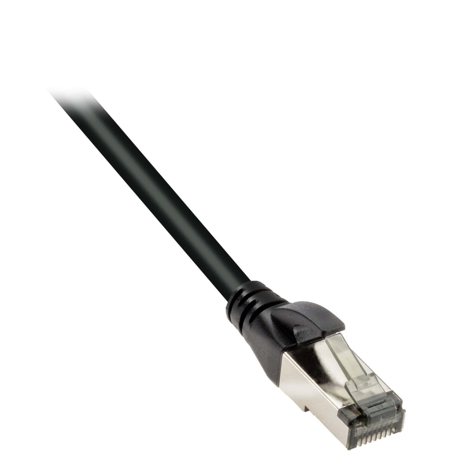 Cable de Conexión Ethernet Pearstone Cat 7 de Doble Blindaje 10 Negro