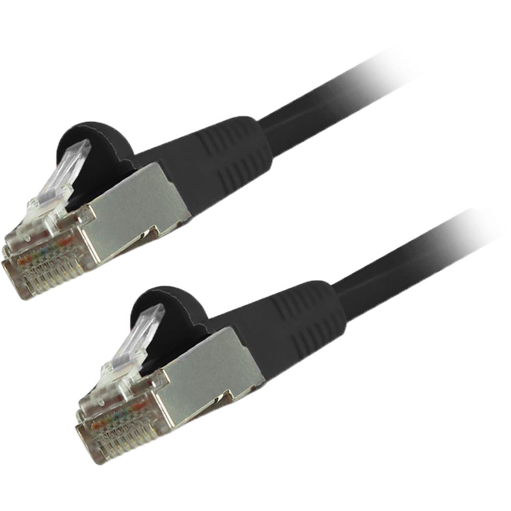 Cable Ethernet Apantallado Comprehensive Cat 6 Snagless 3 Negro