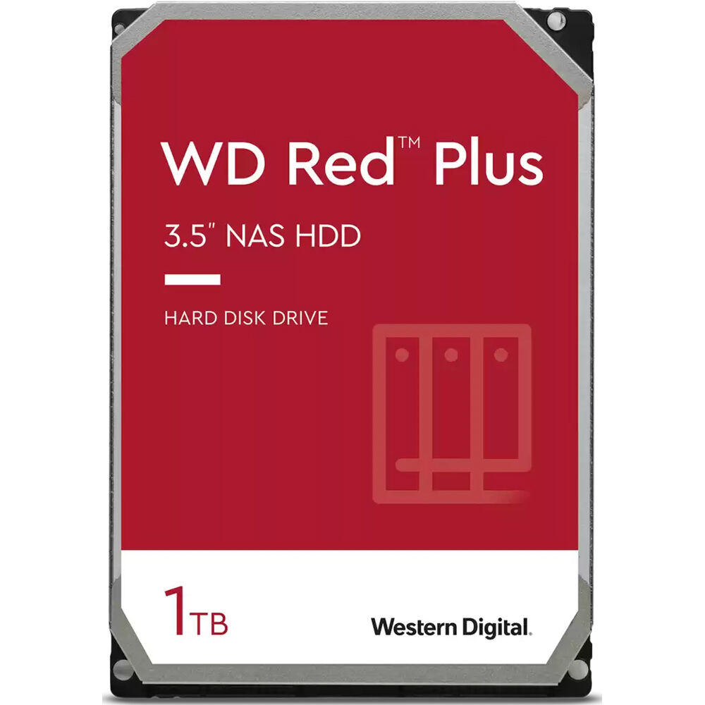 Disco Duro Interno Wd Red Plus Sata Iii 3.5 1Tb Cmr Retail para Nas