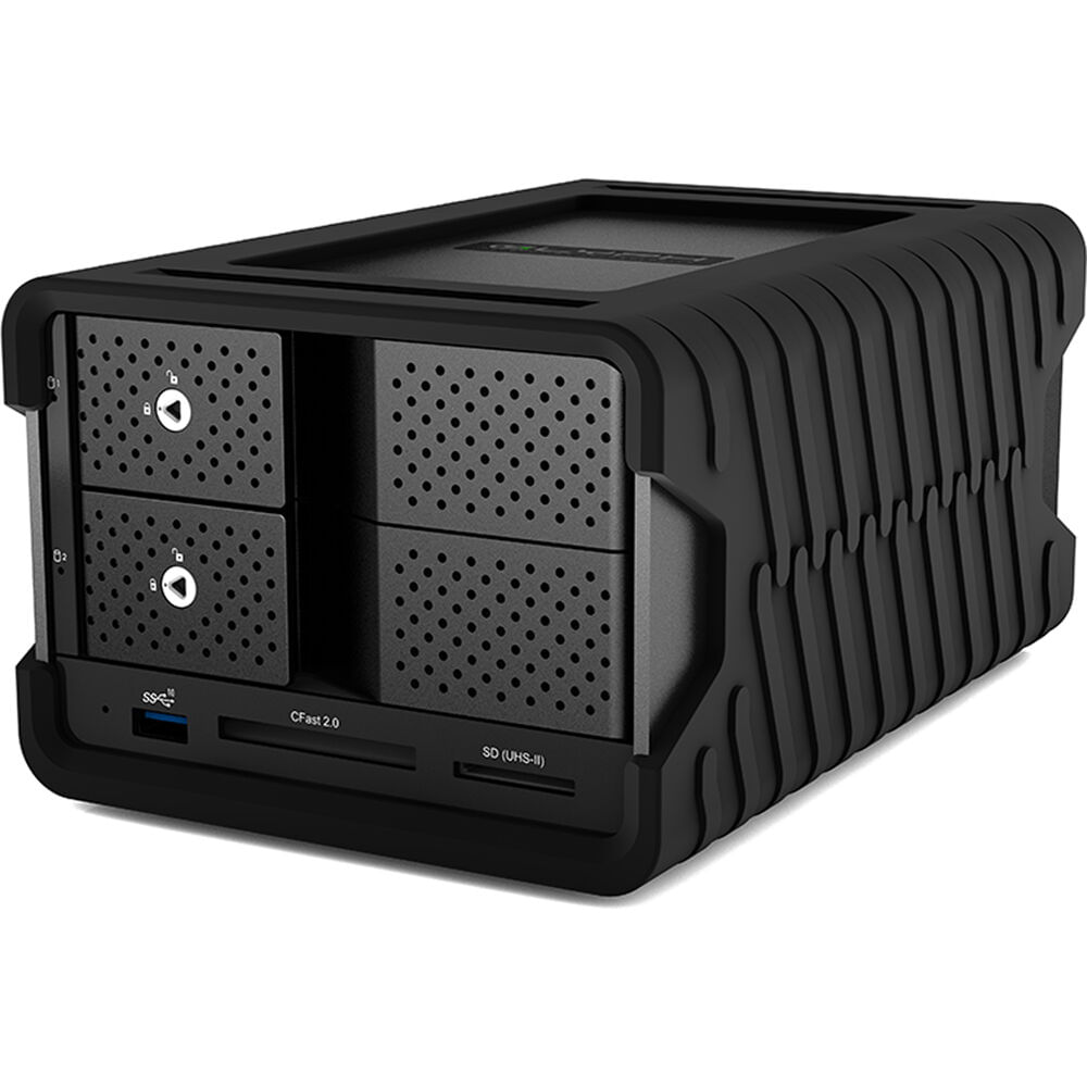 Glyph Technologies Blackbox Pro 8Tb 2 Bay Thunderbolt 3 Raid Array With Hub 2 X 4Tb