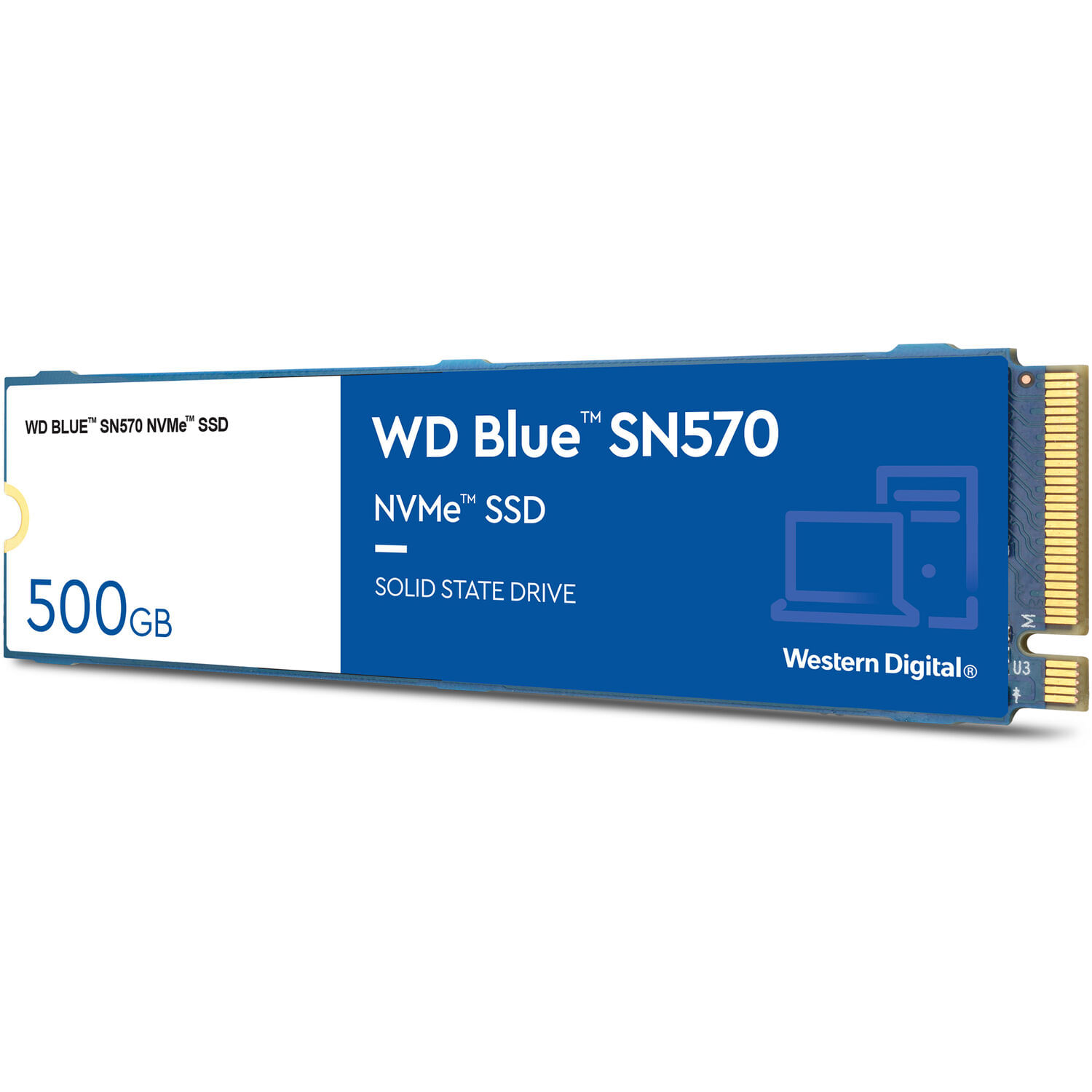 Ssd Interno Wd Blue Sn570 Nvme M.2 de 500Gb